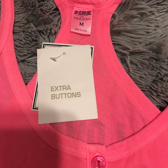 NWT VICTORIA SECRET PINK YANKEE TOP - Picture 3 of 7